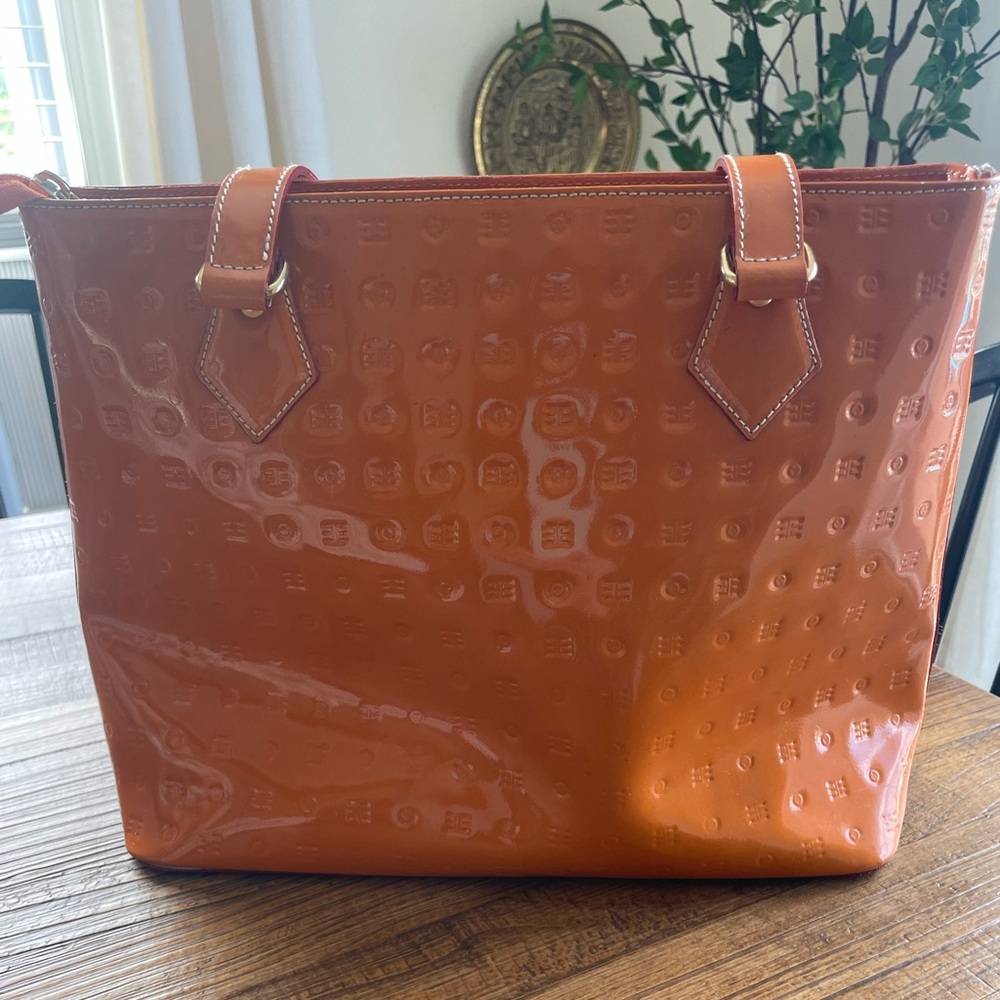 Italian patent leather Arcadia bag